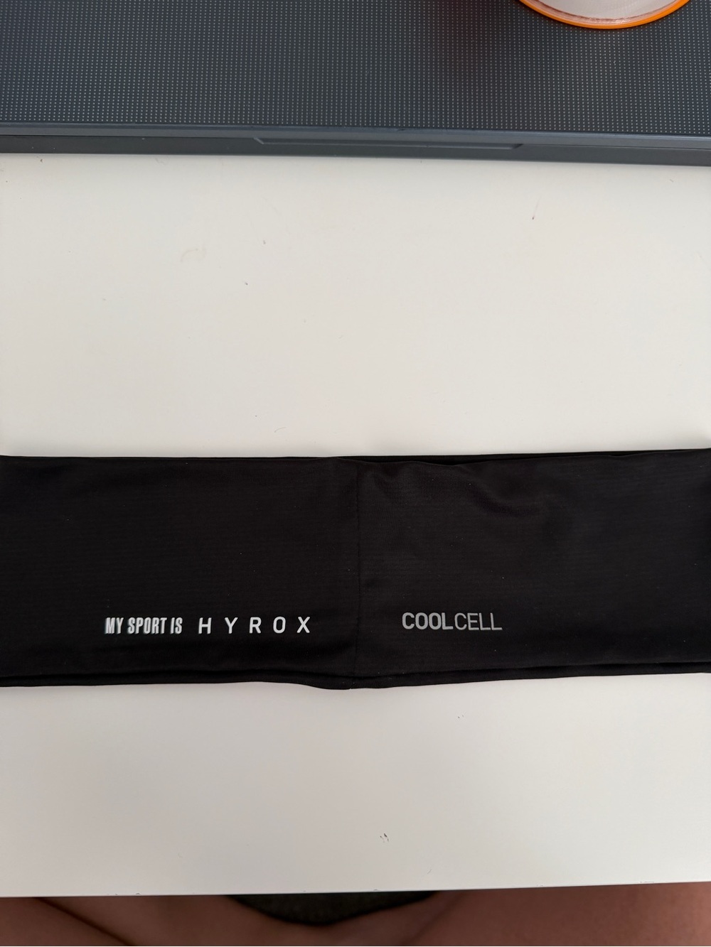 Puma Hyrox Black Headband with White Logo - Picture 4 of 4